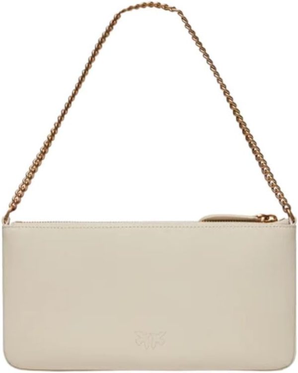 Pinko Women's Horizontal Flat Calf Silk Bag-3