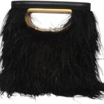 Pinko Women's Square Mini Feathers Bag, 18-0