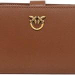 Pinko 103761A0F1 Leather/Antique Gold TU Card Holder-0