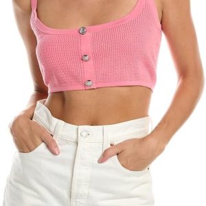 Pinko Womens Teruel Top, M, Pink-0