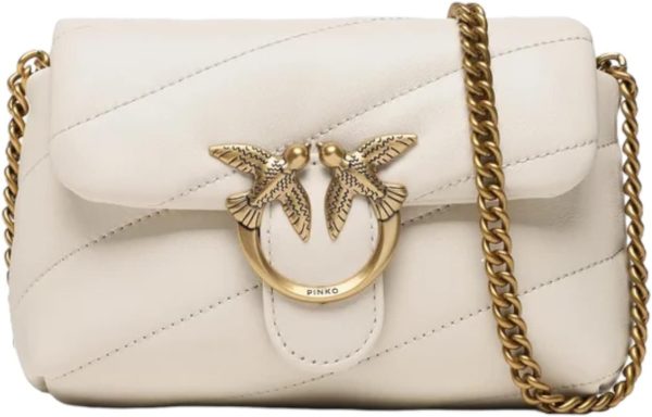 Pinko Contemporary, Z14q_White Silk-Antique Gold-0