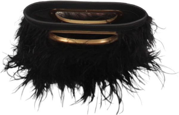 Pinko Women's Square Mini Feathers Bag, 18-2