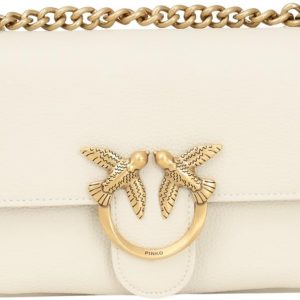 Pinko White Leather Women's Handbag-0