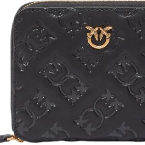 Pinko Wallet, Black/Gold, S, mini wallet-0