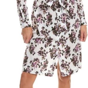 Pinko Womens Alicia Shirtdress, 40, White-0