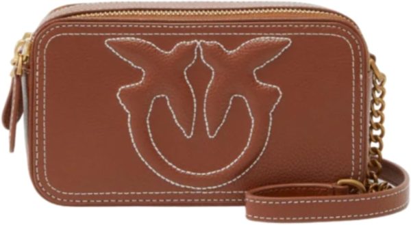 Pinko 103799-A1LF Women's Clutch / Handbags Synthetic Brown - Plain Brown, UNI EU, brown, UNI EU-0