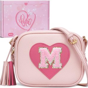 KKXIU 2 3 4 5 6 7 8 9 10 Year Old Girl Gift Kids Purse Toddler Wallet Crossbody Bag with Tassel-0