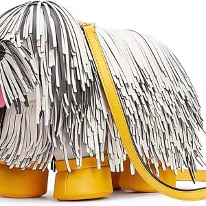 Women PU Leather Dog Shaped Crossbody Shoulder Bag Handbag Purse-0