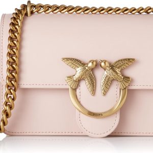 Pinko Women's Love One Mini DC Calfskin Silk Bag-0