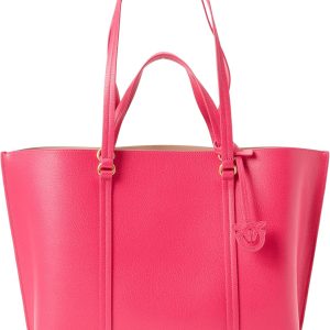 Pinko Women's Carrie Shopper Big Pottaled Leather Bag-0