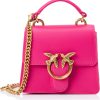 Pinko Women's Love One Top Handle Micro Light Vitello Seta Bag-0