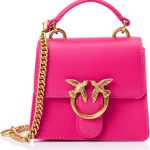 Pinko Women's Love One Top Handle Micro Light Vitello Seta Bag-0