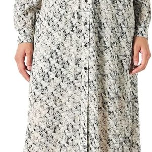 Pinko Womens Lugagnano Maxi Dress, 36, Grey-0