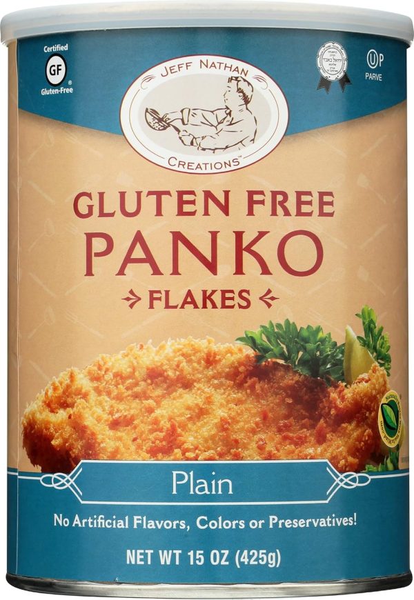Jeff Nathan Creations Chef Gourmet Panko Plain Gluten Free, 15 Ounce-0
