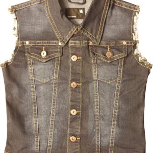 Pinko Denim Dark Stone Wash with Sand Blast and Frey Hems (m)-0