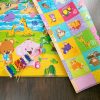 Baby Care Play Mat (Large, Playful - Pinko & Friend) 82'' x 55'' Original One-Piece Reversible Rollable Waterproof Play Mat for Infants, Babies, Toddler, and Kids-2
